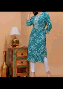 Soft Summer Straight Kurti