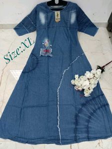 Denim Maxi Dress