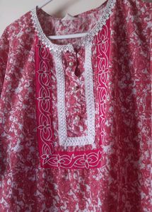 Elegant Pink Cord set with Haram Pant