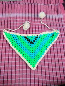 Green Crochet Headband bandana