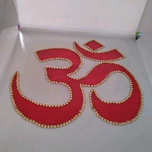 Red Om Wall Decor