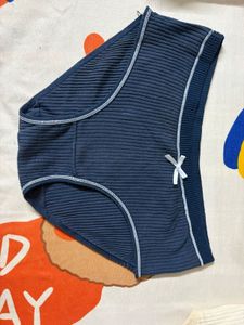 Navy Blue Ribbed Briefs