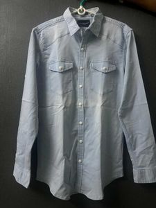 Men's Premium Light Blue Denim Shirt