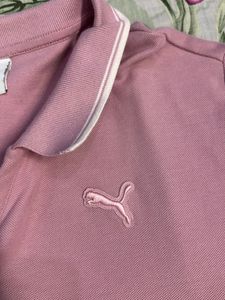 Puma Pink Polo T-Shirt