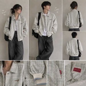 Unisex Tweed Bomber Jacket