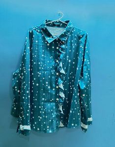 Printed Formal Shirt For Women