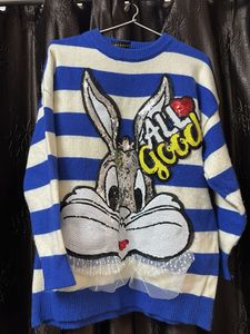 Cartoon Sequin Sweater