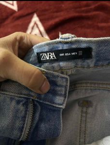 Unisex Baggy Light Wash Zara Jeans