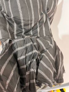 Striped Peplum Top