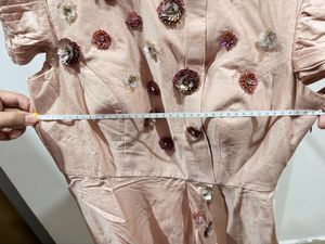 Exquisite Embellished  front slit kurta