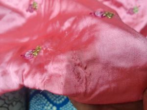 Elegant Satin Pink Kurta Set with Embroidery