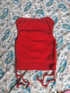 🍒Red Ruched Top🍒
