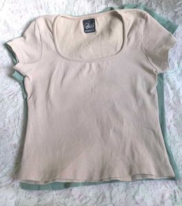 Y2K Style Square Neck Tops (2-Pack)