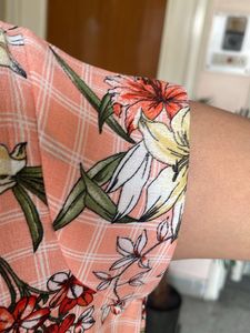 Zink Floral Print Top