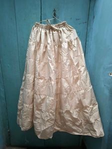 Tiered Embroidered Maxi Skirt