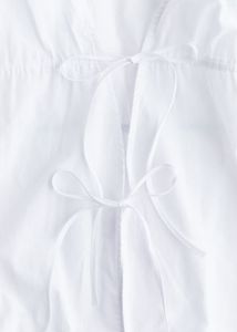 detailed cotton blouse