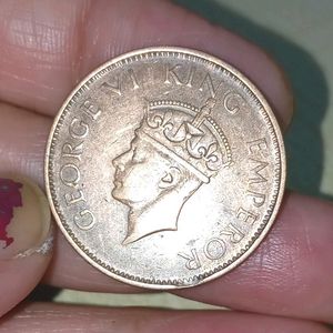 🇮🇳British India Coin One Quarter Anna1942🇮🇳