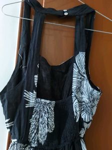 Flowy Black Floral Maxi Dress