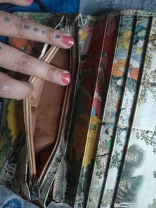 Vintage NEPALI HANDPAINTED Art Wallet