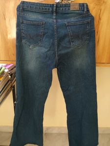 Distressed Flare Jeans