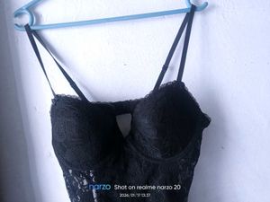 Lace Lingerie Set - Black