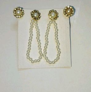 Earnings fancy unique Jadawi moti Two pair