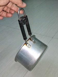 Vintage Aluminum Saucepan with Handle