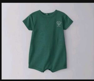 Baby Green Tennis Romper