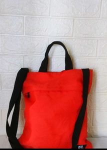 Vibrant Red Tote Bag