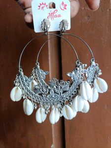 Boho Shell Hoop Earrings