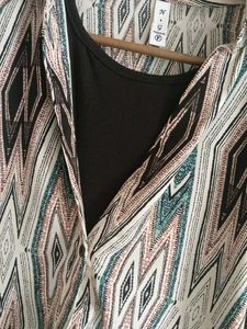 Geometric Print Blouse Fresh Ps Stock clearnece