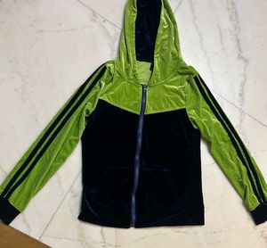 Velvet Hoodie Jacket