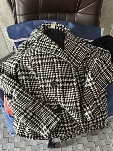 Houndstooth Print Jacket