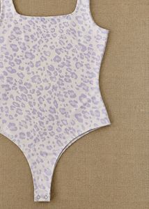 Leopard Print One-Piece Swimsuit
