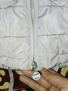 Lilac Hooded Puffer Jacket