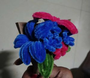 Handmade Pipe Cleaner Flower Bouquet