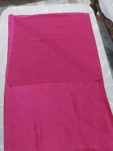 Vibrant Rani Pink Satin Silk Dress Material