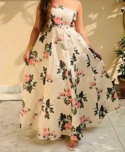 Floral One Shoulder Dress
