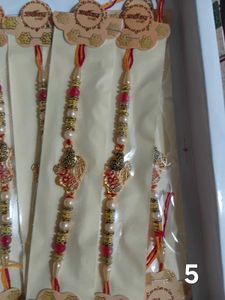 Designer Rakhi Bracelet  any 3 with tilak