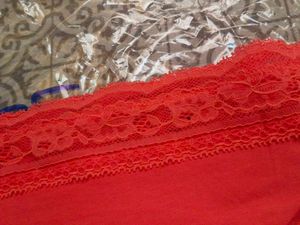 Coral Lace Trim Panties