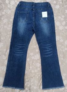 Striped Flare Jeans