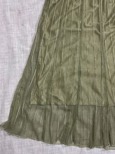 Elegant Olive Green Skirt