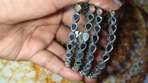 Mirror work bangles ( 4 pieces set )