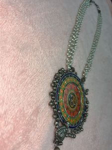 Handcrafted Rajasthani Meenakari Oxidised Necklace
