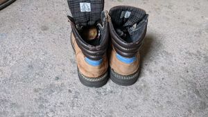 TSF leather Stylish Tan Hiking Boots