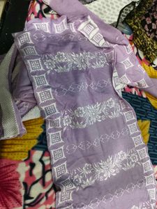 Elegant Lavender Kurta Set