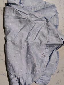 Blue Patterned Shirt