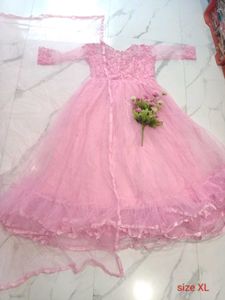 Beautiful Pink Ethnic Gown