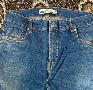Mast &amp; Harbour Men's Classic Blue Denim Jeans