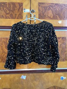 Sparkling Sequin Cropped shrug